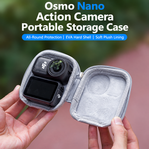 Estuche de transporte portátil de carcasa dura de PU para DJI Osmo Nano, bolsa de almacenamiento protectora a prueba de golpes para cámara, para viajes al aire libre - Product Image 6