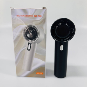 Handheld Fan Portable Mini Fan Rechargeable Personal Fan Foldable Display Screen Camping <b>Gadget</b> - Product Image 3