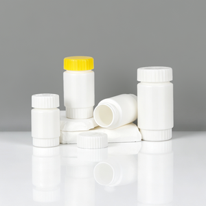 Botella de Plástico Farmacéutica HDPE de 60ml 80ml 100ml 150ml con Tapa CR en Forma de Rueda - Product Image 3