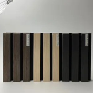 600*21mm Eco-friendly Bamboo Fiber Panel Wooden Acoustical Panels Foam Pet Panels