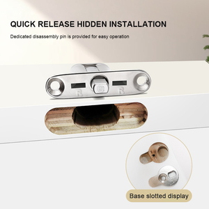 Bàn thả Top gấp Flap đệm lật lên và xuống thủy lực trang điểm gương Tủ cửa funiture bàn trang điểm ẩn bản lề - Product Image 4