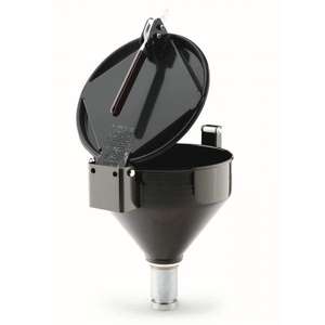 NEW PIG - DRM1127-RD Burpless one-hand-sealable steel drum <b>funnel</b> with overfill preventer - EAN 036226004072 MATERIAL HANDLING - Product Image 1