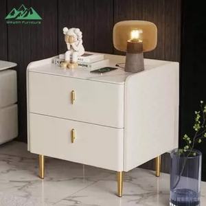 Wayon Lüks Akıllı Komodin Kablosuz Şarjlı 2 Çekmeceli Başucu Sehpası Yükseltilmiş Tasarım - Product Image 3