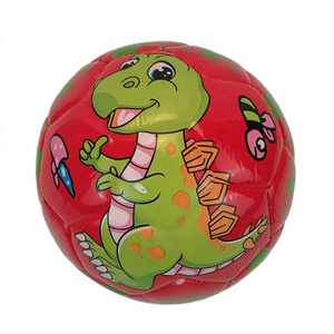 Ballon de football en PVC, dessin animé, épaissi, léger, durable, pour intérieur/extérieur, cousu, taille 2 - Product Image 2