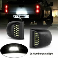 Lampe de plaque d'immatriculation LED blanche pour accessoires Chevy Avalanche & Traverse