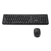 Bilgisayar aksesuarları özelleştirme klavye Mouse Combos ince taşınabilir kablosuz klavye ve PC faresi dizüstü