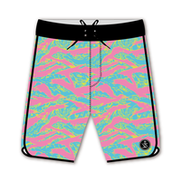 Shorts de sport pour hommes à imprimé camouflage personnalisé multi-tailles, séchage rapide, pour la gym, la plage et le surf