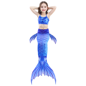 Fille <span class=keywords><strong>ariel</strong></span> sirène queue costume fille 3 pièce maillot de bain - Product Image 5