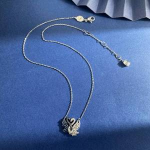 <span class=keywords><strong>Collana</strong></span> con Ciondolo a Forma di Cigno in Lega Placcata Argento con Zirconia Cubica Zhixuan, Miglior Regalo di Compleanno <span class=keywords><strong>per</strong></span> Ragazze, Gioielli Delicati <span class=keywords><strong>per</strong></span> Donne - Product Image 6