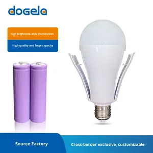 <span class=keywords><strong>Ampoule</strong></span> LED d'urgence avec conception <span class=keywords><strong>rechargeable</strong></span> à double <span class=keywords><strong>batterie</strong></span> détachable pour les marchés nocturnes et l'usage domestique - Product Image 2