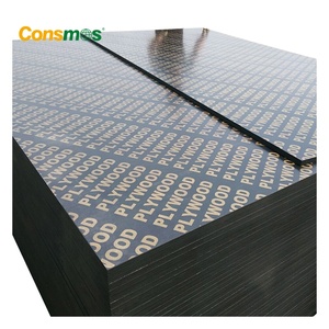 Consmos 1220x2440mm 18mm đen phim phải đối mặt ván ép biển xây dựng ván khuôn WBP Phenolic Hội Đồng Quản Trị - Product Image 1