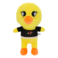 Jouets en peluche super doux en gros, dessin animé Bbokari Leebit Wolf Puppym, rembourrage en coton PP, cadeau pour enfants et adultes