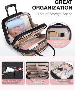 프리미엄 소재 롤링 더플백: 방수 옥스포드 원단 고급 캐리어 여행 가방 바퀴 포함 - Product Image 2