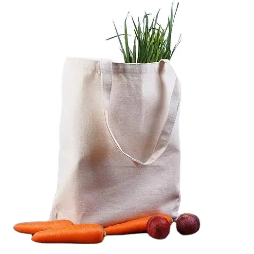 Хит продаж, Экологически чистая многоразовая тканевая холщовая Хлопковая сумка для покупок