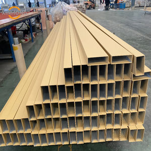 Fachadas <span class=keywords><strong>de</strong></span> edificios Imitación a madera Pantallas <span class=keywords><strong>divisorias</strong></span> <span class=keywords><strong>de</strong></span> aleación <span class=keywords><strong>de</strong></span> <span class=keywords><strong>aluminio</strong></span> y divisores <span class=keywords><strong>de</strong></span> oficina Tubular <span class=keywords><strong>de</strong></span> <span class=keywords><strong>aluminio</strong></span> con acabado <span class=keywords><strong>de</strong></span> madera - Product Image 3