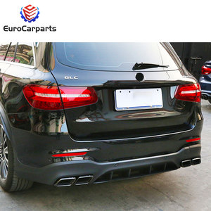 2016-2019y <span class=keywords><strong>GLC</strong></span> X253 actualización a 2020y GLC63 SUV parachoques trasero del coche difusor labio puntas de escape para <span class=keywords><strong>Mecedes</strong></span> Benz Clase <span class=keywords><strong>GLC</strong></span> - Product Image 6