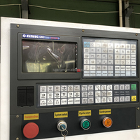 Petit tour CNC horizontal CK6136 de type léger avec structure à banc plat, moyenne capacité, haute précision, automatique