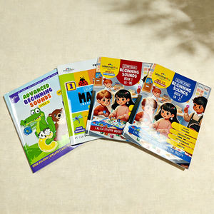 Завод-производитель |   Настраиваемые развивающие книги для детей с мягкой обложкой: обучающие алфавиту и рисованию, на скрепке, из мелованной бумаги - Product Image 1