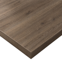 Plateaux de table HPL haute définition, finition marbre grain de bois, résistants à la chaleur et imperméables, pour ensembles de mobilier d'extérieur et de salle à manger d'hôtel moderne