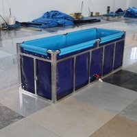 Équipements et machines pour l'élevage de poissons hors sol, bâche en plastique pour bassin piscicole