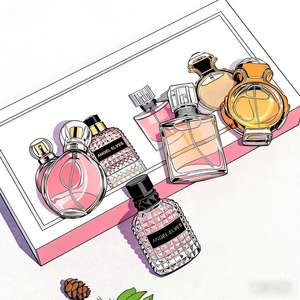 Set de Perfumes Florales para Hombre y Mujer, Apto para Bruma Corporal Femenina, con Aromas de Rosa, Leche, Jazmín, Coco y Miel - Product Image 3