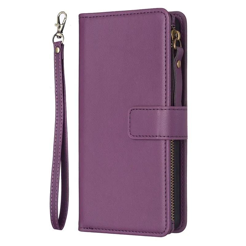 Multi-function Wallet Flip leather case pouch for Moto E13 4G/ G13 4G/ G23 4G/G53 5G
