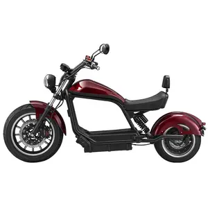 Hot Selling Removable Lithium Battery Long Range 3000w E Chopper Electric Scooter