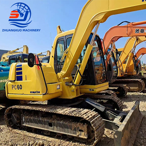 Miniexcavadora Komatsu PC60 de 6 Toneladas de Peso Operativo con Cucharón de Excavación de 0.18m³ de Capacidad, Modelo Usado - Product Image 1