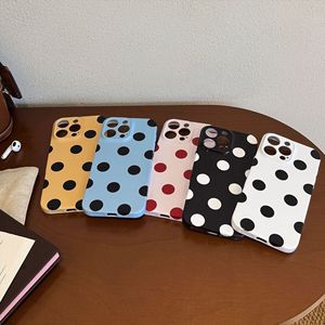 <span class=keywords><strong>Coque</strong></span> <span class=keywords><strong>de</strong></span> <span class=keywords><strong>téléphone</strong></span> portable à pois simple et petite, compatible avec iPhone 17, 16, 15 Pro Max, 13, 14, protection intégrale, vente en gros, durable et économique - Product Image 2