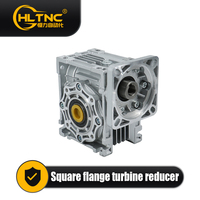 Réducteur à vis sans fin HLTNC NMRV040, rapport de réduction 5:1 à 100:1, réducteur de vitesse RV40 pour moteur pas à pas NEMA 34 et boîte de vitesses de servomoteur 400W