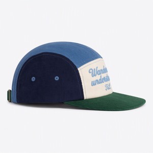 Wholesale T&L Brand Custom Logo Chenille Embroidered 7 Panel Corduroy Adjustable Snapback Cap Luxury <b>Flat</b> Brim <b>Hat</b> Manufacturer - Product Image 3