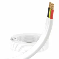 Câble plat TPS 3 conducteurs conforme aux normes AS/NZS, 450/750V, fil électrique domestique en cuivre isolé PVC, souple et plat