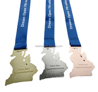 Médailles de Taekwondo, médailles de badminton personnalisées, sublimation 2D 3D, médailles de course à pied, marathon, médailles de football avec ruban