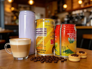 Latas Redondas de Grado Alimenticio de 65x110 mm, Fabricante de Latas Metálicas con Tapa Fácil de Abrir para Envasado de Bebidas, Leche y Jugos, Venta al por Mayor - Product Image 2