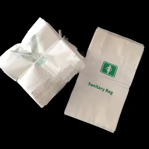 Descartável personalizado perfumado sacos sanitários biodegradável viagem hotel absorventes higiênicos saco