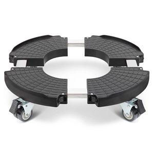 Chariot de chariot d'appareil Chariot de base en plastique <span class=keywords><strong>Support</strong></span> de plante roulante robuste avec roues réglables 15-21 pouces - Product Image 1