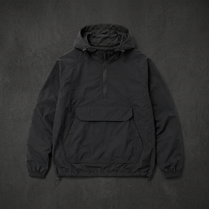 Custom <b>Packable</b> Windbreaker Bomber <b>Jacket</b> Men's Lightweight Polyester/Cotton Pullover Hooded Pouch Pocket Casual Embroidered - Product Image 6