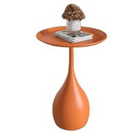 Bord de cheveux de sable crème simple quelques mini table d'angle minimaliste de luxe léger table basse de designer d'art mobile