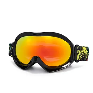 चश्मा स्की काले चश्मे निकट दृष्टि से अधिक विरोधी कोहरे uv400 polarized पुरुषों महिलाओं के लिए बर्फ चश्मा कस्टम स्नोबोर्ड चश्में