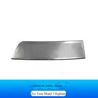 Cache-haut-parleur de porte de voiture, garniture décorative pour haut-parleur, accessoires intérieurs pour Tesla Model Y Juniper Model 3 Highland 2025