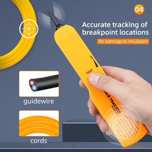 เครื่องทดสอบเครือข่าย SIXIANTO เครื่องติดตามสายโทรศัพท์แบบพกพา เครื่องตรวจจับสายโทรศัพท์ RJ11 ชุดเครื่องมือทดสอบสายไฟ เครื่องรับสัญญาณเสียง - Product Image 5