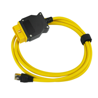 Cable ENET Amarillo para BMW, Actualización de Datos Ocultos, Codificación ICOM, Programador de ECU, Herramienta de Diagnóstico Automotriz, Escáner OBD OBD2