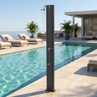 Douche solaire extérieure en aluminium 28L