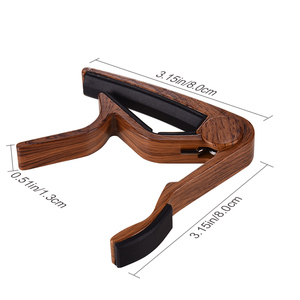 Púas de guitarra, capo y afinador de guitarra con clip para guitarra acústica, <span class=keywords><strong>ukelele</strong></span>, bajo y guitarra clásica - Product Image 4