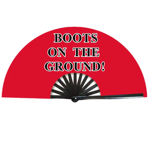 Abanicos de Mano de Bambú y Plástico de Poliéster de Color Liso con Impresión de LOGO Personalizado, Novedad 2025, para Baile Line Dance y Botas en el Suelo - Product Image 5