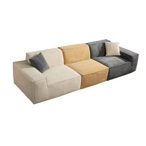 Copertura Futon in vera pelle lavabile per dormitorio/appartamento sottovuoto in schiuma compressa a ciuffo divano sigillato Design per officina - Product Image 1