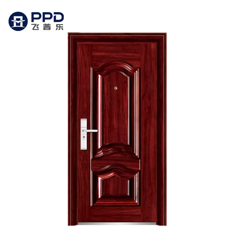 2020 el último diseño de proveedor de China bajo precio de Puerta de Hierro de Nigeria Puerta de dormitorio diseños fotos modelo de puerta de hierro forjado