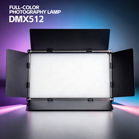 Projecteur RVBCW pleine puissance 500W pour éclairage d'ambiance de studio de danse, panneau lumineux pour spectacles de groupe et scène