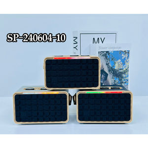 2024 nueva venta directa de fábrica Karaoke 1200 mAhAltavoces al aire libre RGB Altavoces portátiles para fiestas BT/USB/<span class=keywords><strong>FM</strong></span>/AUX/TWS/LED - Product Image 4