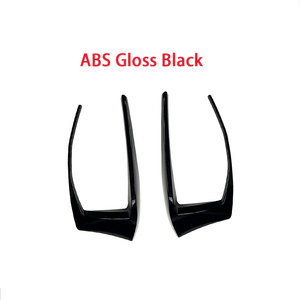 2 PCS/Set ABS Gloss Black Car Rear Bumper Fins Splitters Trims pour Volkswagen <span class=keywords><strong>Golf</strong></span> <span class=keywords><strong>7</strong></span> <span class=keywords><strong>R400</strong></span> 2012-2015 - Product Image 2